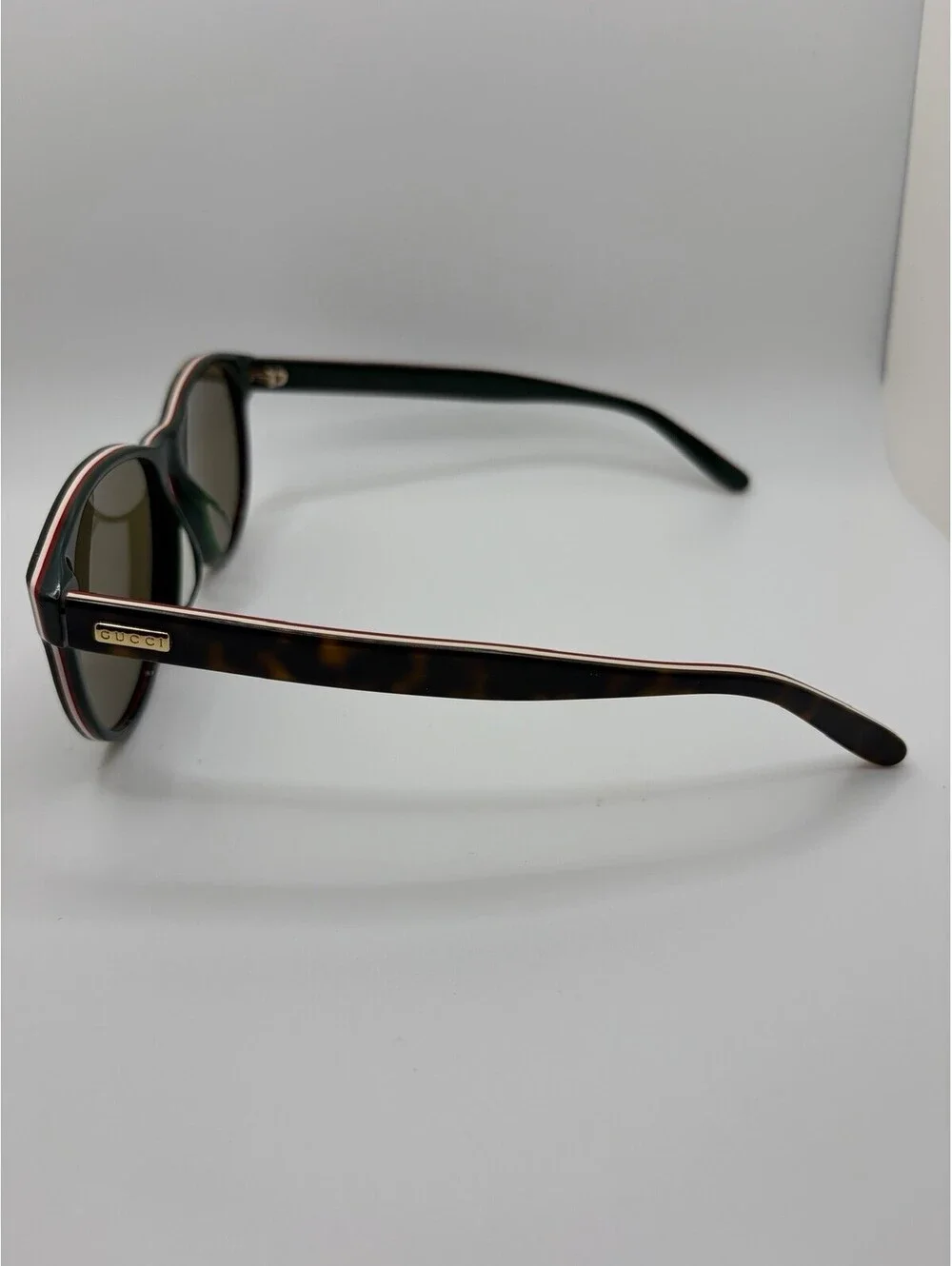 Gucci Round Oval Tortoise Brown Havana GG0271S 57-15-150 With Gucci Case